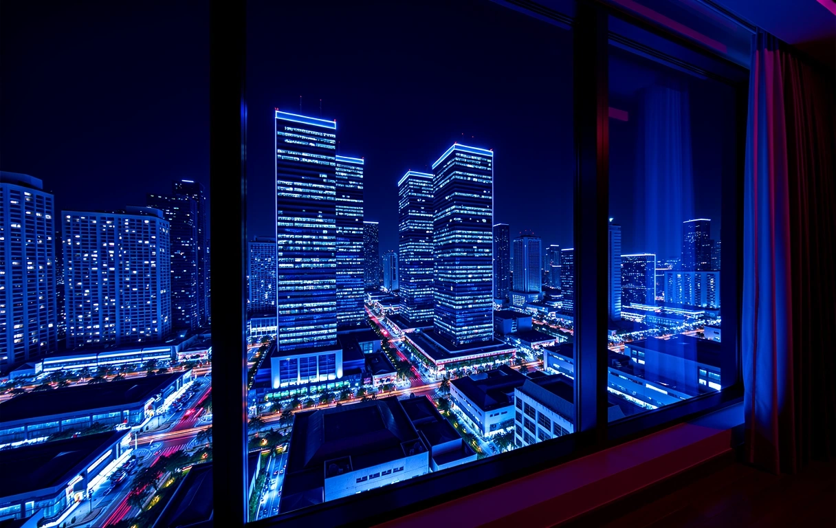 Jakarta Skyline at Night